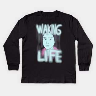 Waking Life Kids Long Sleeve T-Shirt